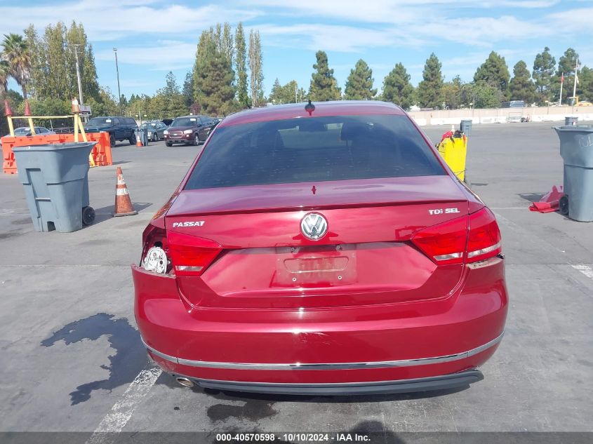 2015 VOLKSWAGEN PASSAT 2.0L TDI SEL PREMIUM - 1VWCV7A35FC121983