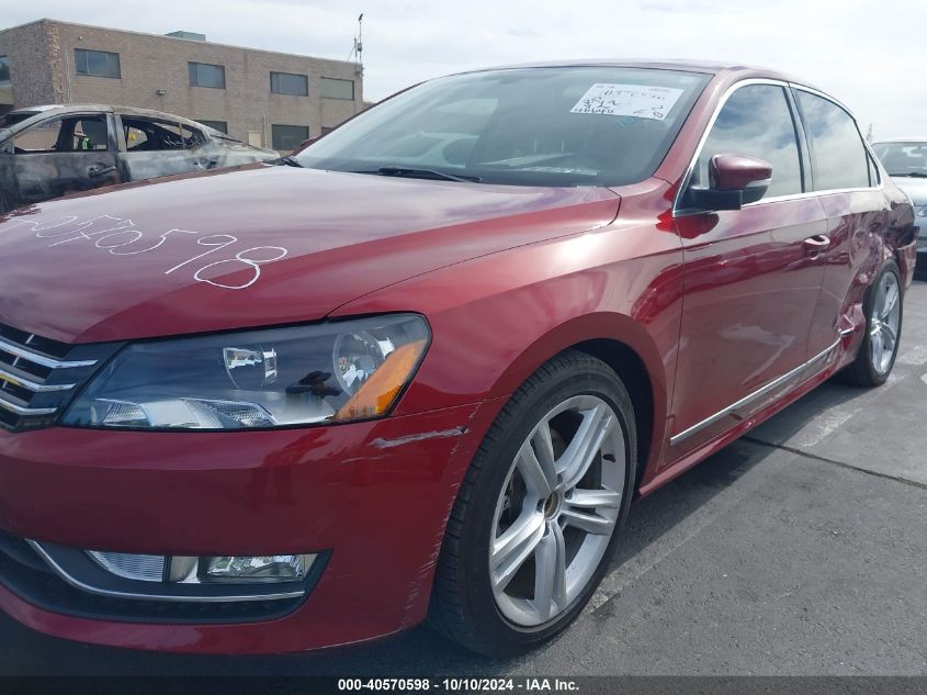 2015 VOLKSWAGEN PASSAT 2.0L TDI SEL PREMIUM - 1VWCV7A35FC121983