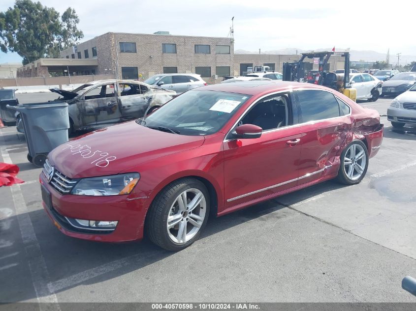 2015 VOLKSWAGEN PASSAT 2.0L TDI SEL PREMIUM - 1VWCV7A35FC121983