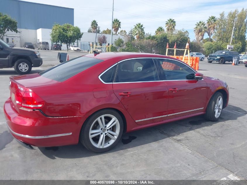 2015 VOLKSWAGEN PASSAT 2.0L TDI SEL PREMIUM - 1VWCV7A35FC121983