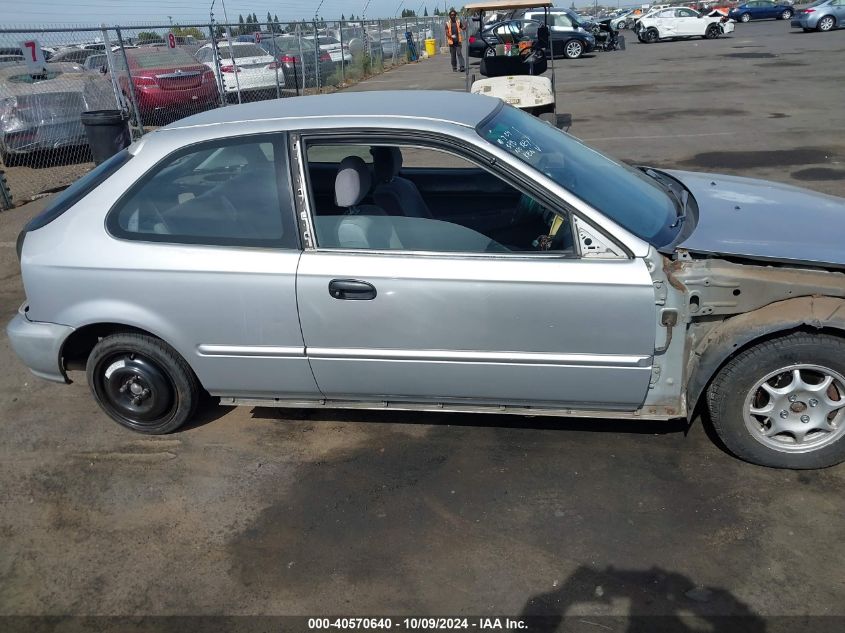 1999 Honda Civic Cx VIN: 2HGEJ6328XH107422 Lot: 40570640