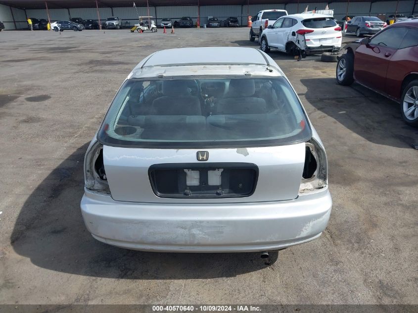 1999 Honda Civic Cx VIN: 2HGEJ6328XH107422 Lot: 40570640