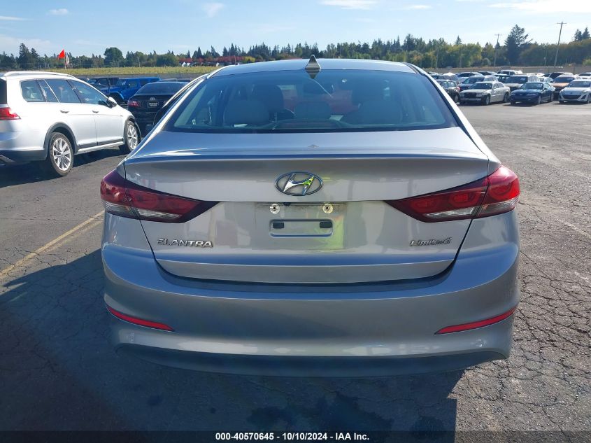 5NPD84LF7HH076542 2017 Hyundai Elantra Limited