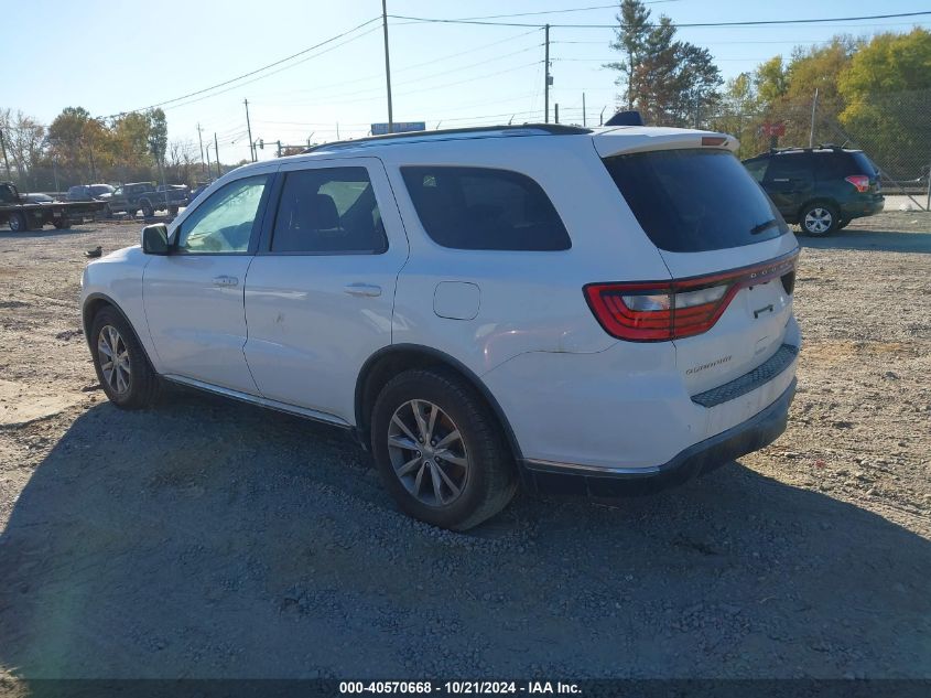 2015 Dodge Durango Limited VIN: 1C4RDHDG1FC896530 Lot: 40570668