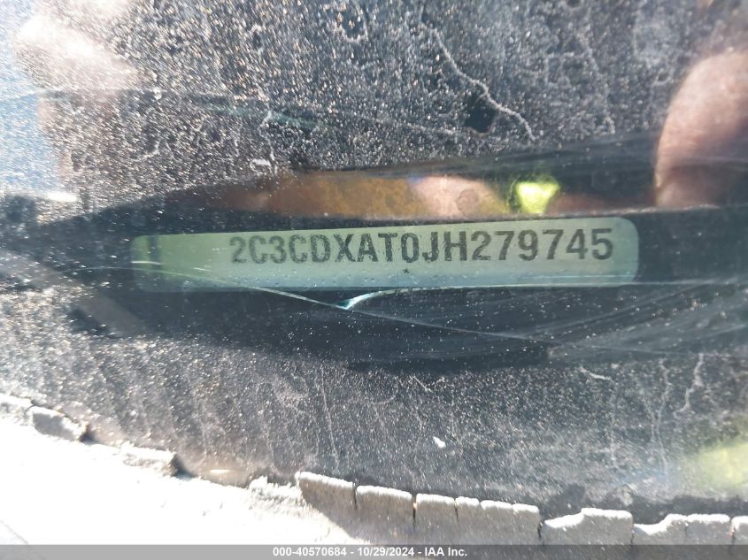 2018 DODGE CHARGER POLICE RWD - 2C3CDXAT0JH279745