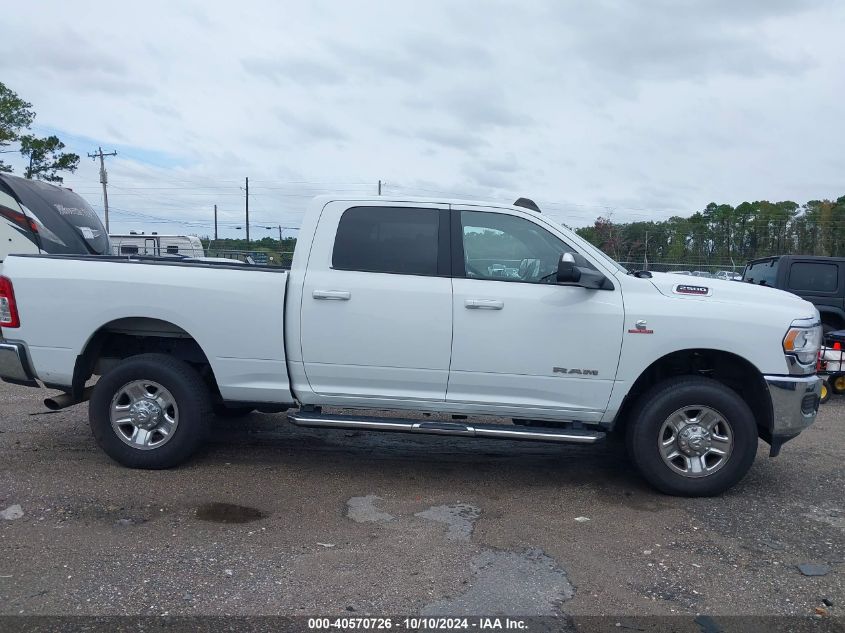 2022 Ram 2500 Big Horn 4X4 6'4 Box VIN: 3C6UR5DLXNG423090 Lot: 40570726