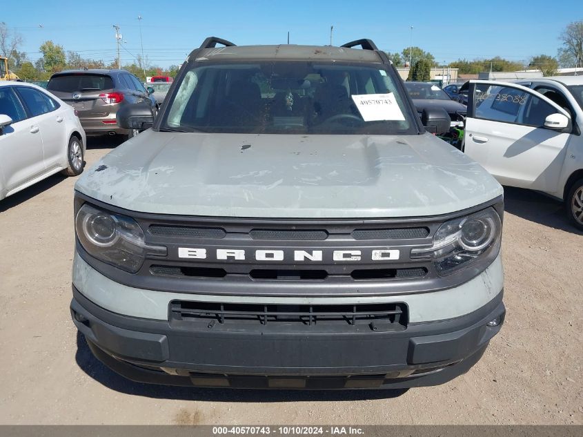 2021 Ford Bronco Sport Big Bend VIN: 3FMCR9B69MRA12108 Lot: 40570743