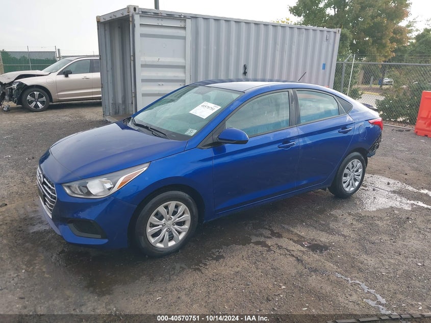 2021 HYUNDAI ACCENT(VIN: 3KPC24A69ME133998
