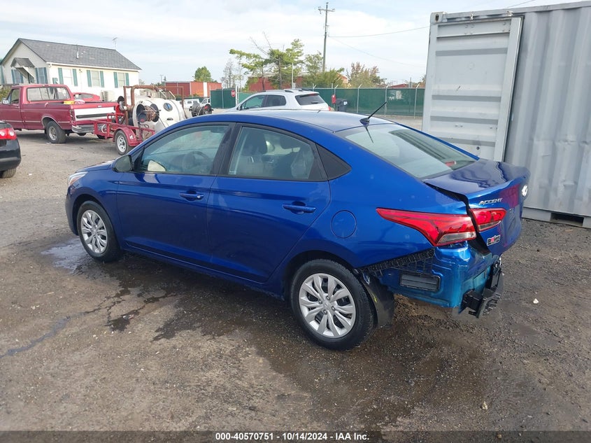 2021 HYUNDAI ACCENT(VIN: 3KPC24A69ME133998