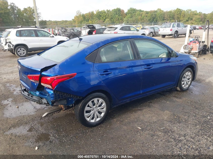 2021 HYUNDAI ACCENT(VIN: 3KPC24A69ME133998