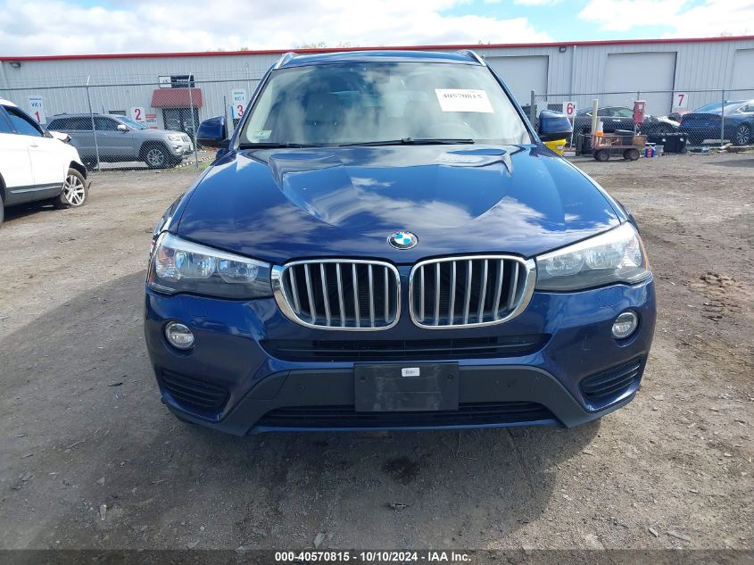 2015 BMW X3 xDrive28I VIN: 5UXWX9C58F0D56210 Lot: 40570815