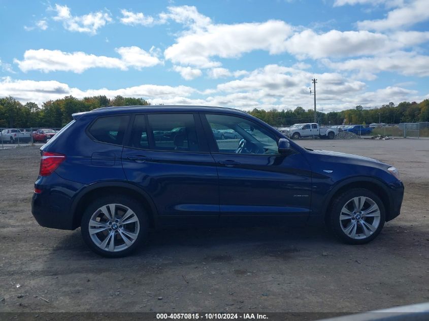 2015 BMW X3 xDrive28I VIN: 5UXWX9C58F0D56210 Lot: 40570815