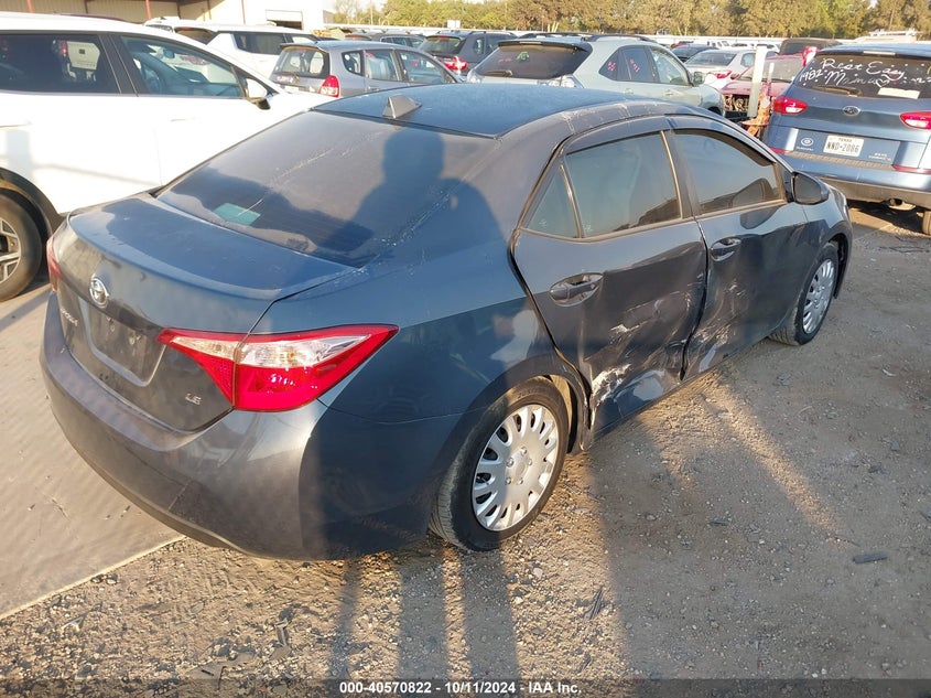 VIN 2T1BURHE6KC160846 2019 TOYOTA COROLLA LE
