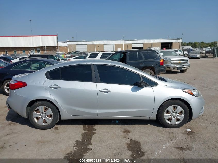 2015 Kia Forte Lx VIN: KNAFK4A66F5361823 Lot: 40570828