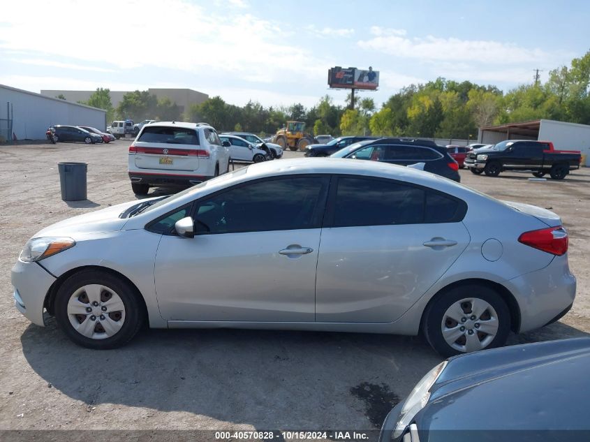 2015 Kia Forte Lx VIN: KNAFK4A66F5361823 Lot: 40570828