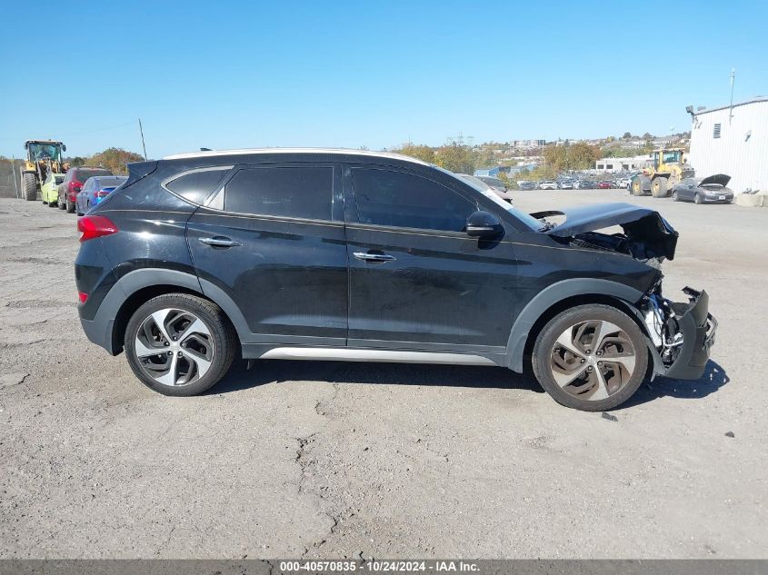 2017 Hyundai Tucson Limited VIN: KM8J3CA26HU328441 Lot: 40570835