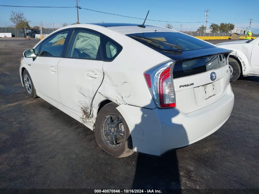 VIN 2HKRM3H76EH524830 2012 TOYOTA PRIUS no.3