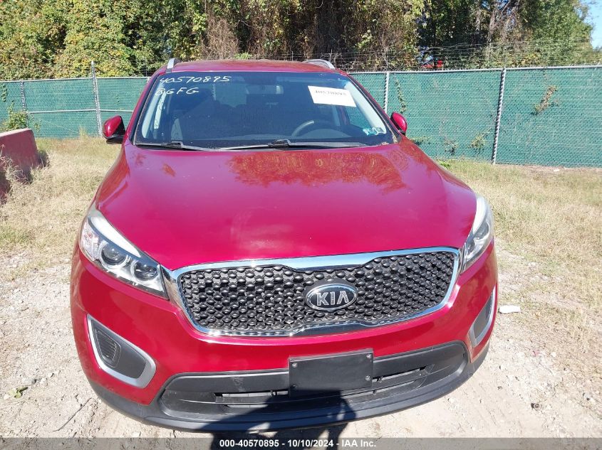 5XYPGDA5XGG173749 2016 Kia Sorento 3.3L Lx