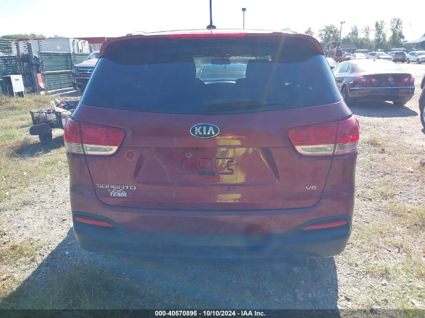 5XYPGDA5XGG173749 2016 Kia Sorento 3.3L Lx