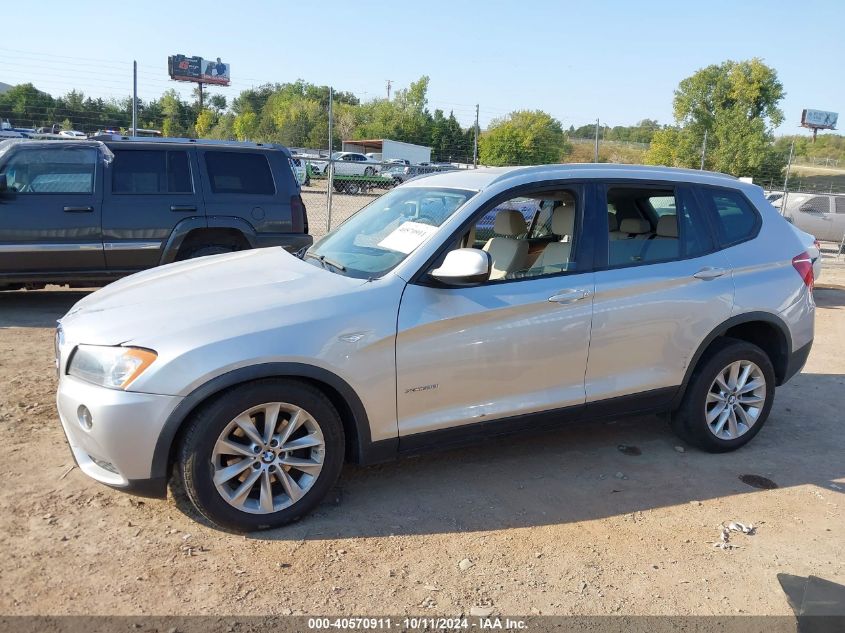 2014 BMW X3 xDrive28I VIN: 5UXWX9C51E0D18302 Lot: 40570911