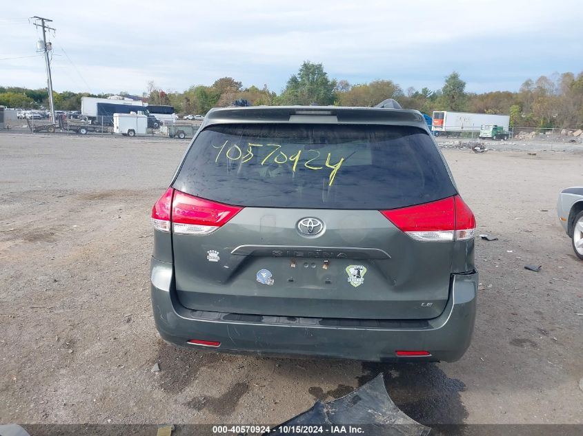 2011 Toyota Sienna Le V6 VIN: 5TDKK3DC5BS009625 Lot: 40570924