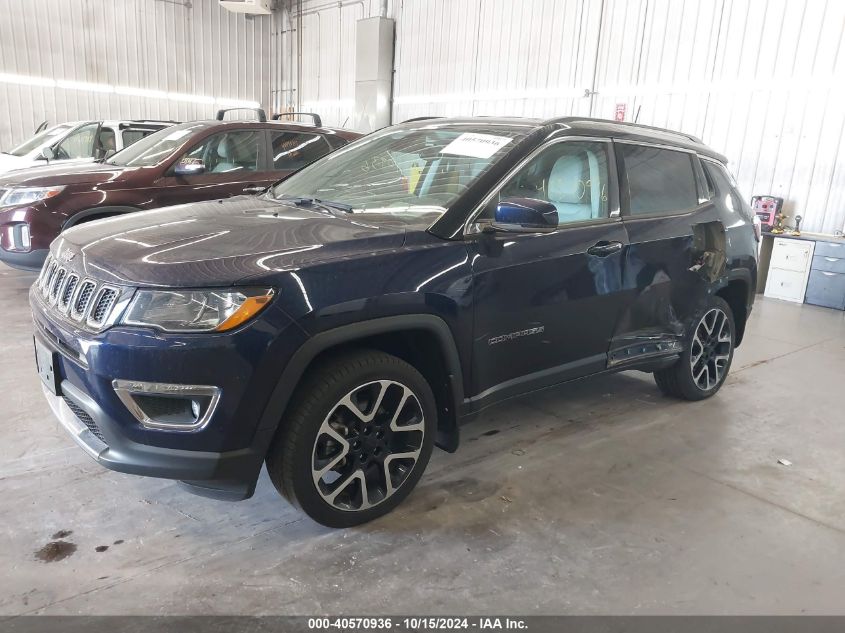 2018 Jeep Compass Limited 4X4 VIN: 3C4NJDCB7JT135956 Lot: 40570936