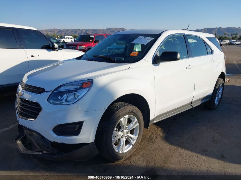 2GNALBEK7G1156401 2016 CHEVROLET EQUINOX - Image 2