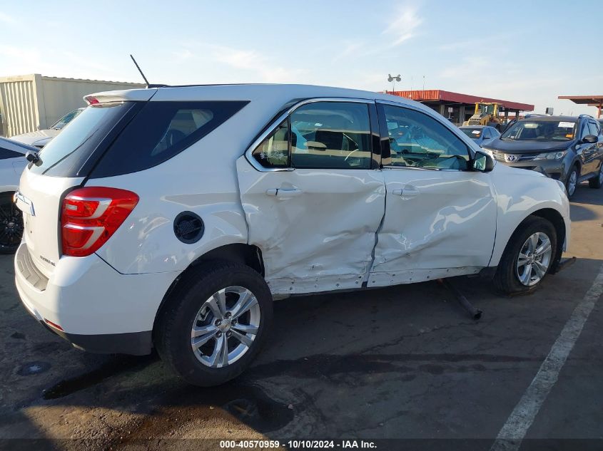 2GNALBEK7G1156401 2016 Chevrolet Equinox Ls