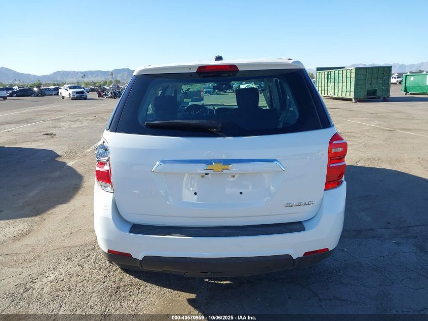 2016 Chevrolet Equinox Ls VIN: 2GNALBEK7G1156401 Lot: 40570959