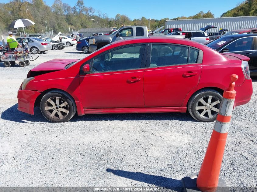 3N1AB6AP4CL782293 2012 Nissan Sentra 2.0 Sr