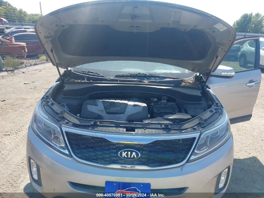 5XYKUDA78EG498904 2014 Kia Sorento Ex V6