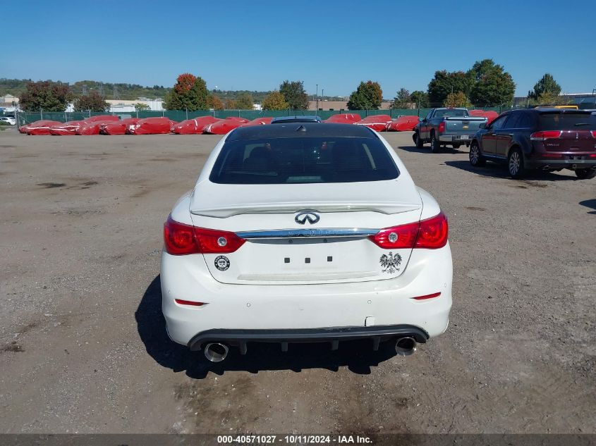 2014 Infiniti Q50 Premium VIN: JN1BV7ARXEM702295 Lot: 40571027