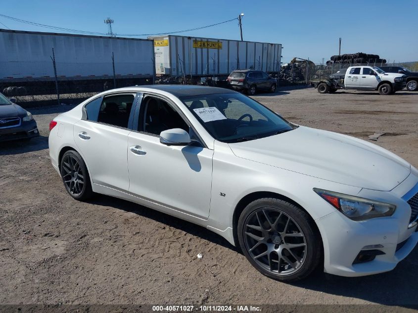 2014 Infiniti Q50 Premium VIN: JN1BV7ARXEM702295 Lot: 40571027