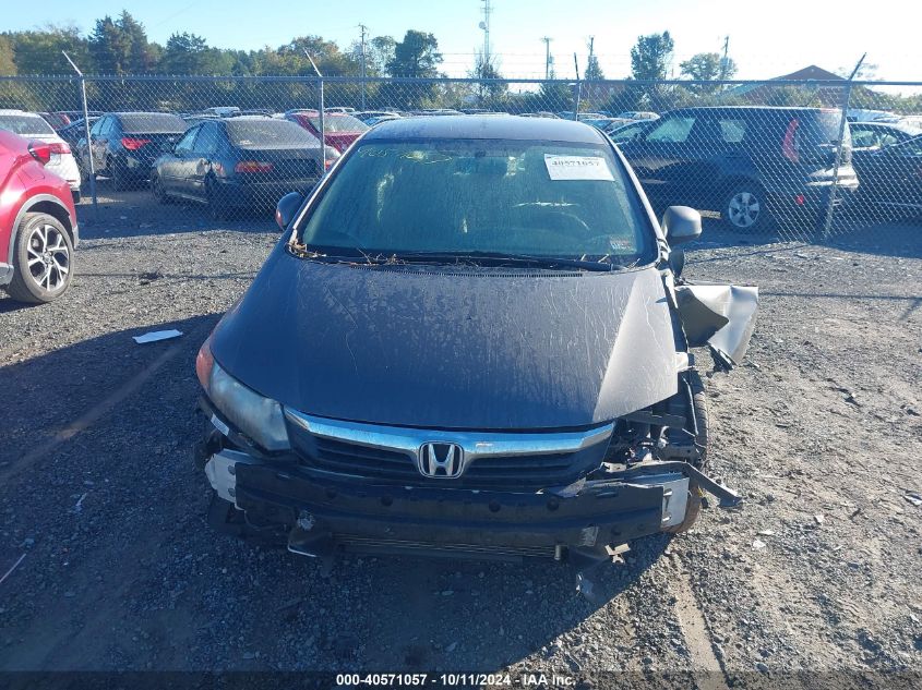 2012 Honda Civic Lx VIN: 19XFB2F56CE362798 Lot: 40571057