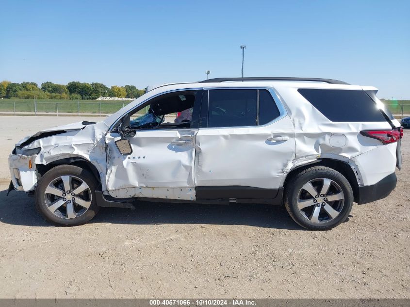 2022 Chevrolet Traverse Awd Lt Leather VIN: 1GNEVHKW6NJ130204 Lot: 40571066