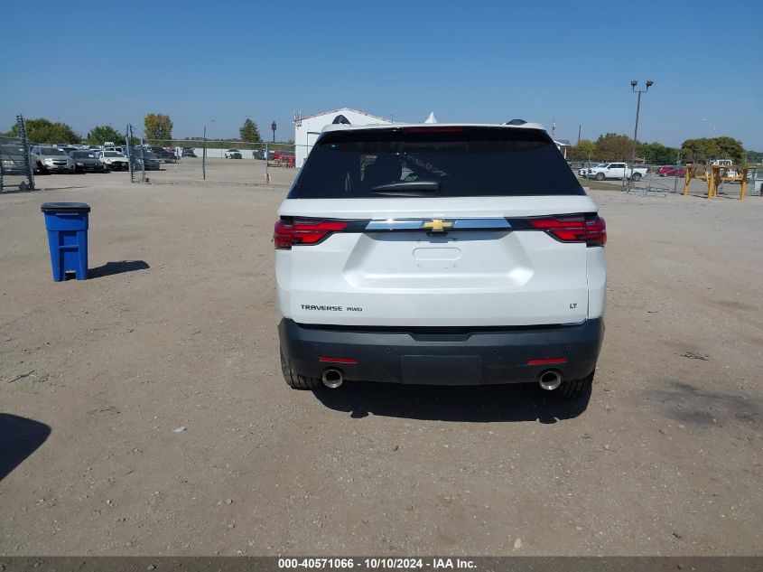 2022 Chevrolet Traverse Awd Lt Leather VIN: 1GNEVHKW6NJ130204 Lot: 40571066