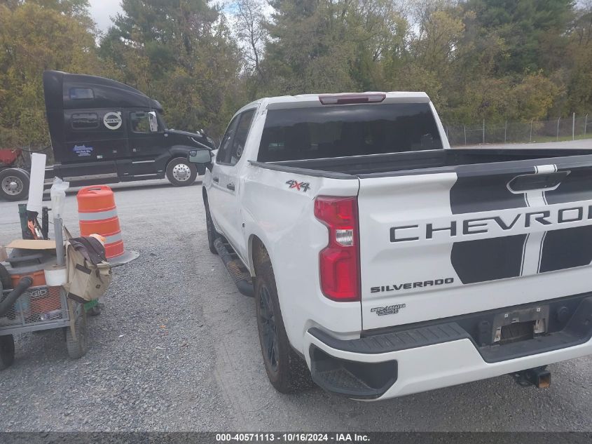 2022 Chevrolet Silverado 1500 Ltd 4Wd Short Bed Custom VIN: 1GCPYBEK4NZ145316 Lot: 40571113