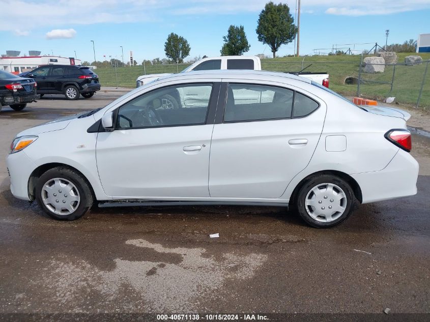 2022 Mitsubishi Mirage G4 Es VIN: ML32FUFJ8NHF03952 Lot: 40571138