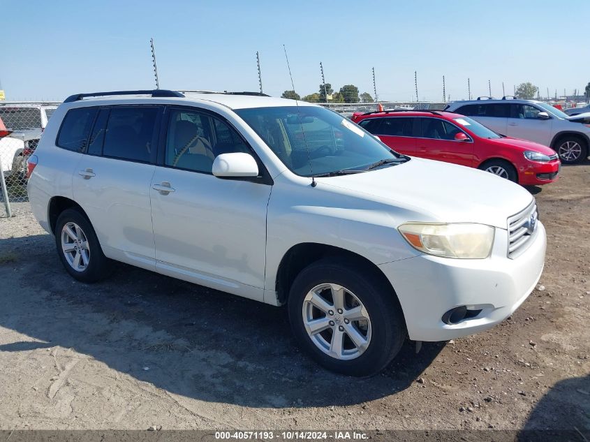 2010 Toyota Highlander Base V6 VIN: JTEBK3EH1A2164216 Lot: 40571193