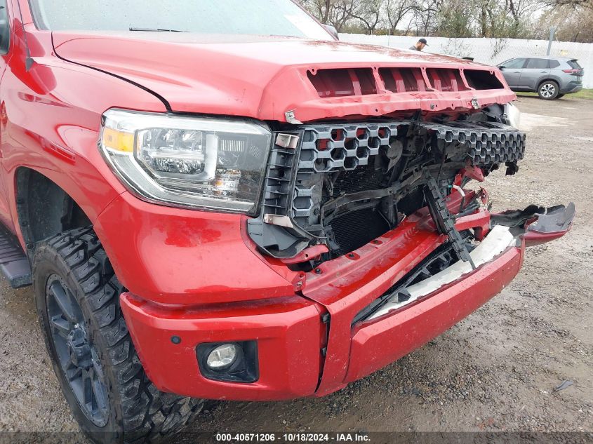 2018 Toyota Tundra Platinum 5.7L V8 VIN: 5TFAW5F12JX739850 Lot: 40571206