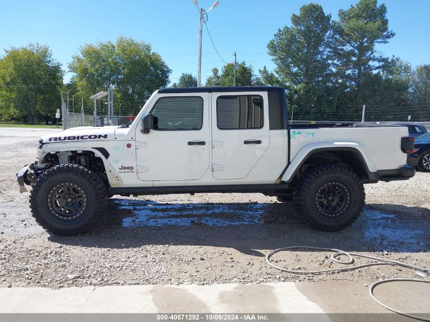 2020 Jeep Gladiator Rubicon 4X4 VIN: 1C6JJTBG3LL112377 Lot: 40571292