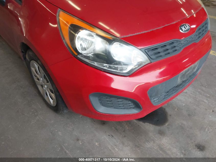 KNADM5A34E6348011 2014 Kia Rio Lx