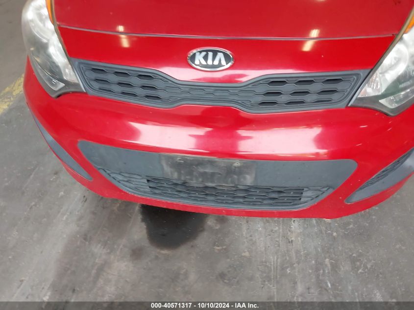 KNADM5A34E6348011 2014 Kia Rio Lx