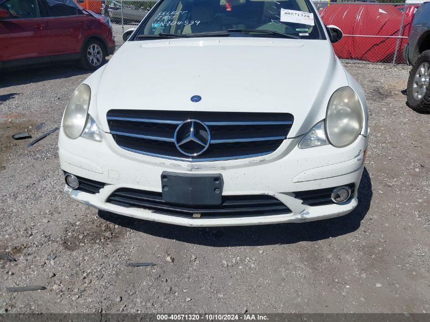 2010 Mercedes-Benz R 350 4Matic VIN: 4JGCB6FB3AA104539 Lot: 40571320