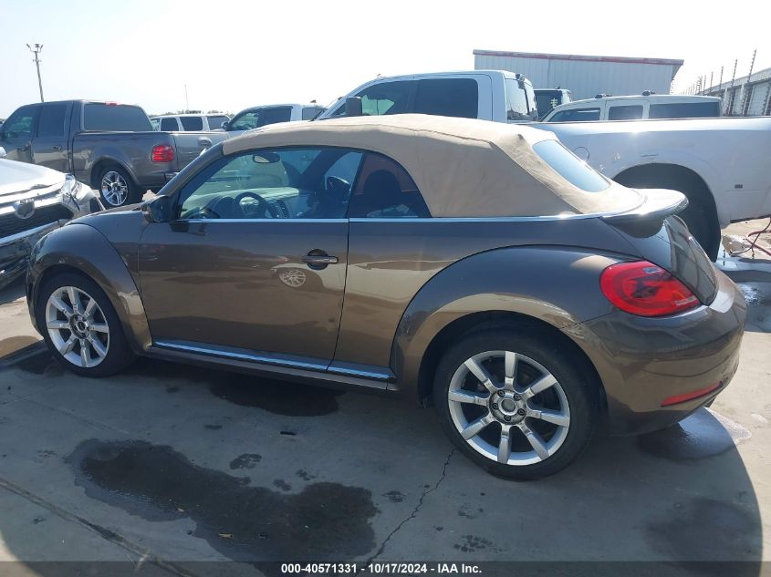 2013 Volkswagen Beetle 2.5L VIN: 3VW5X7AT3DM825341 Lot: 40571331