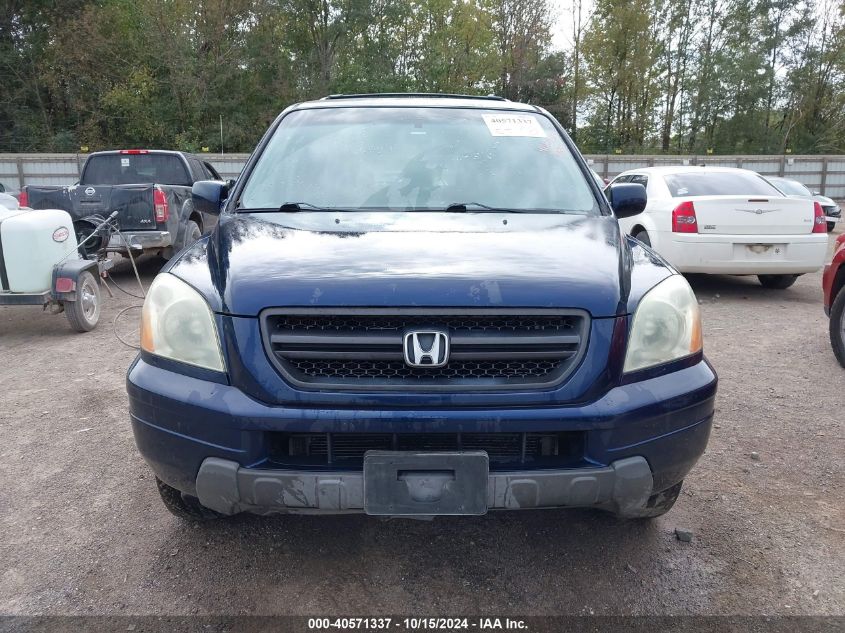 2004 Honda Pilot Ex VIN: 2HKYF18454H555100 Lot: 40571337