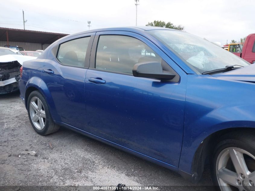 2013 Dodge Avenger Se VIN: 1C3CDZAB7DN517511 Lot: 40571351