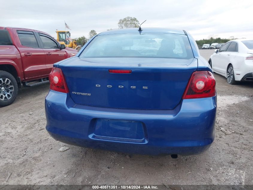 2013 Dodge Avenger Se VIN: 1C3CDZAB7DN517511 Lot: 40571351