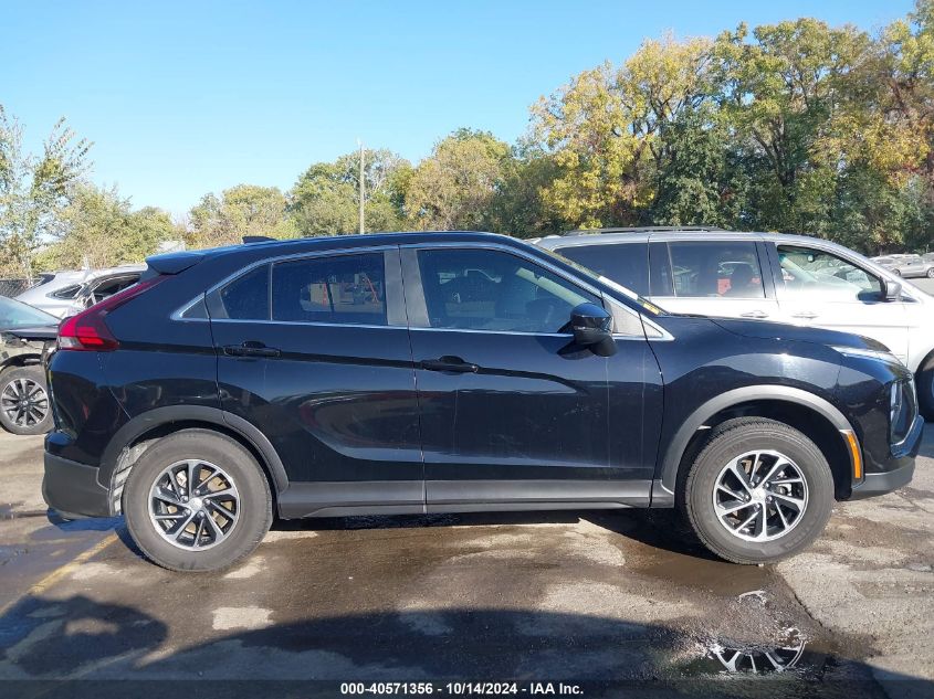 2022 Mitsubishi Eclipse Cross Es VIN: JA4ATUAA6NZ014850 Lot: 40571356