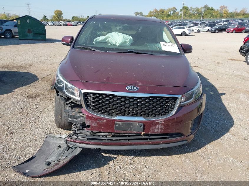 2017 Kia Sedona Lx VIN: KNDMB5C17H6316307 Lot: 40571427